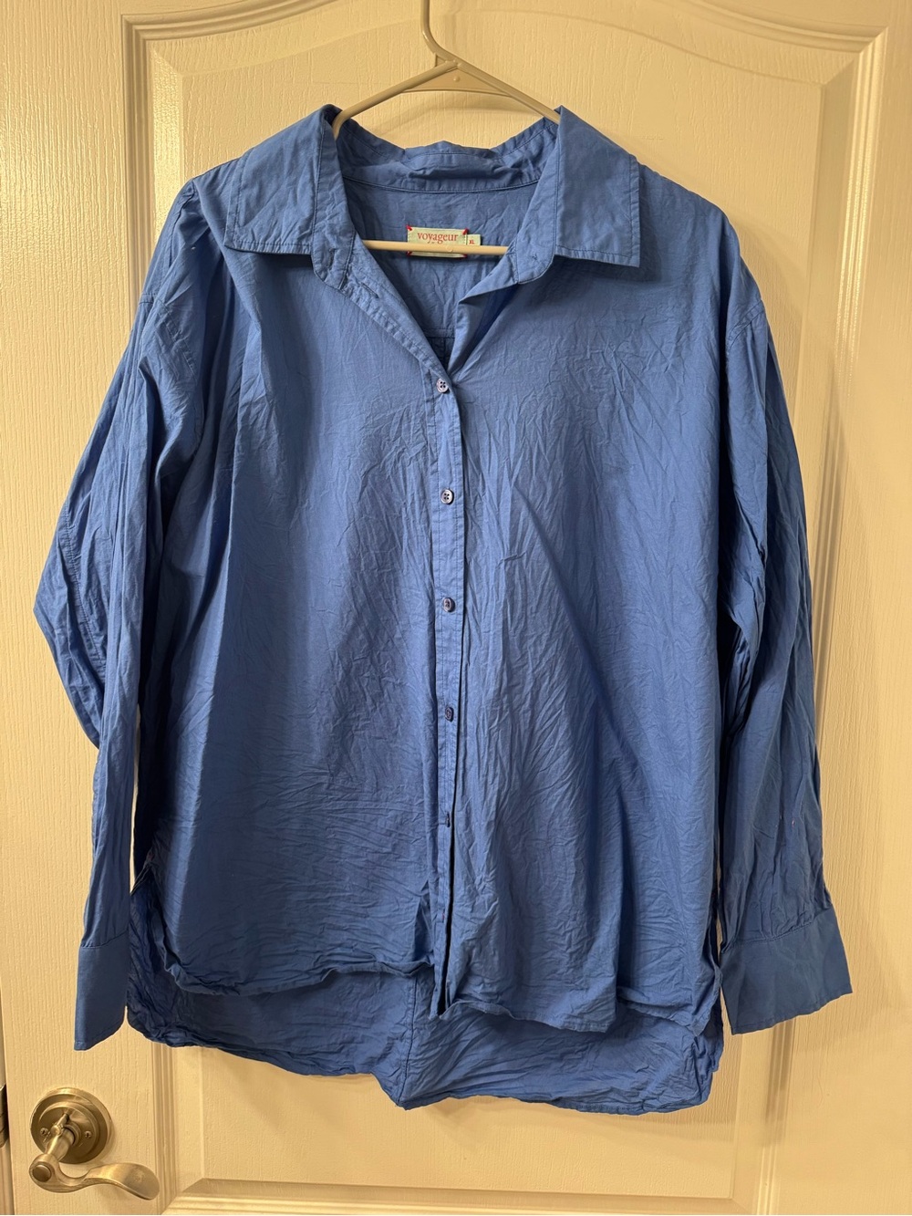 Voyageur by Mersea Blue Women's Button-Down Blouse